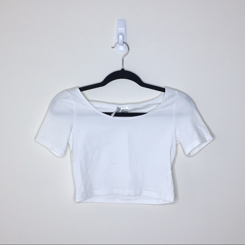 💗5 FOR $12💗 basic white crop top